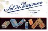 BUVARD - SEL DE BAYONNE - - Alimentaire