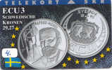 Denmark ECU SWEDEN (4) PIECES ET MONNAIES MONNAIE COINS MONEY PRIVE 700 EX ALFRED NOBEL * P-26 - Sellos & Monedas