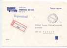 Czechoslovakia Registered Cover SERVICE DES POSTES 21-5-1982 - Lettres & Documents