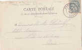 CACHET VIOLET SUR TYPE BLANC  1904 - 1900-29 Blanc