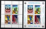 118  JUGOSLAVIA  SPORT CHESS  NEVER HINGED  MICHEL KATALOG 18,00- EURO - Blocks & Sheetlets