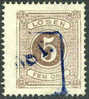 Sweden J3 Used 5o Brown Postage Due From 1874 - Strafport