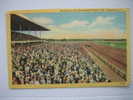 Horse Racing Track    Pawtucket RI    Narragansett Race Track    Linen - Pawtucket