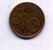 - PAYS-BAS . EURO . 5 C. 2001 - Pays-Bas