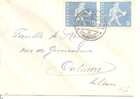 N° Y&t 643       Lettre    LA TOUR DE PEILZ    Vers    FRANCE Le 29 DECEMBRE 1965 - Lettres & Documents