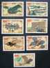 Kampuchea, 1987 - TRANSPORT - Aero Modelling - Set Of 7 - Kampuchea