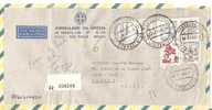 N° Y&t 1199+1204+1247+1248+1369       Lettre    SAO PAULO    Vers    FRANCE Le 01 AOUT 1979 - Cartas & Documentos