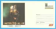 Romania Postal Stationery Cover 2010. Theater Union Of Romania. UNITER - Théâtre