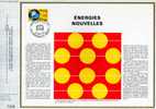 France: 1982 Beau Document " Les énergies Nouvelles" Oblitérations Odeillo Et Nandy - Other & Unclassified