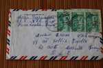 ENVELOPPE LETTER BY AIR MAIL ETATS UNIS D'AMERIQUE USA POCAHONTAS  P/ MARSEILLE 1959 - Covers & Documents