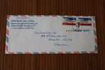 ENVELOPPE LETTER BY AIR MAIL ETATS UNIS D'AMERIQUE USA   PLAINFIELD P/ MARSEILLE FRANCE 1975 - Covers & Documents