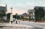 SOMERSET - BURNHAM - BERROW ROAD AND FOUNTAIN 1907  Som131 - Sonstige & Ohne Zuordnung