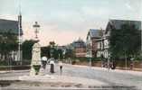SOMERSET - BURNHAM - BERROW ROAD AND FOUNTAIN 1907  Som131 - Autres & Non Classés