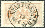 Sweden O7 XF Used 20o Pale Red Official From 1874 - Officials