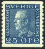 Sweden #175 SUPERB Mint Hinged 25o Dark Blue From 1925 - Unused Stamps