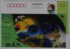 Travl To Universe,space Satellite,lunar Landing,Mars,Saturn,Planet,astronomy,CN 02 Beijing Planetarium Ticket PSC - Sterrenkunde