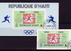 Germany #613 Marathon 1969 Haiti 1045+Block 36 O 11€ Olympia-Sieger 1896-1968 Bloque Olympic Bloc Sport Sheet Bf Caribic - Haití
