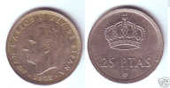 Spain 25 Pesetas 1975 (78) Juan Carlos - 25 Peseta