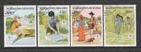 REPUBLIQUE POPULAIRE DU CONGO - 1982 - 4 Valori Obliterati  "75° Anniversario Dello SCAUTISMO" - In Ottime Condizioni. - Used Stamps