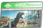 UK  5 UNITS DINOSAUR TYRANOSAURUS   L & G MINT  CODE:310K READ DESCRIPTION !! - BT Overseas Issues