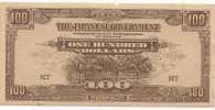 MALAISIE  - 100 DOLLARS 1944 / OCCUPATION JAPONAISE - SERIE MT - Malesia