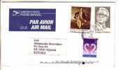 GOOD USA Postal Cover To ESTONIA 1998 - Good Stamped: Washington ; Dirksen - Storia Postale