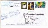 GOOD USA Postal Cover To ESTONIA 2007 - Good Stamped: Happy New Year ; Art - Lettres & Documents