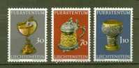 LIECHTENSTEIN N° 534 à 536 ** - Unused Stamps