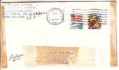 GOOD USA Postal Cover To ESTONIA 1995 - Good Stamped: Flag ; Owl - Storia Postale