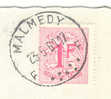 MALMEDY 1961 Sur CP "Les Rochers De Falize" - Punktstempel