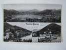 Multi-vues PONTE-TRESA-rivière-bateau-massifs-village - Tresa