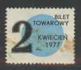 POLAND 1977 APRIL 2 POINT GOODS TOKEN RARE - Revenue Stamps