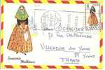 Ny&t      Lettre    CALONGE  Vers  FRANCE Le   30 AOUT 1967 - Storia Postale