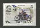 Ile De Man Carte Maximum Dimension 14,5 Cm X 10,5 Cm Side-car - Moto