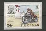 Ile De Man Carte Maximum Dimension 14,5 Cm X 10,5 Cm Norton - Motos