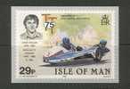 Ile De Man Carte Maximum Dimension 14,5 Cm X 10,5 Cm Side-car - Motos