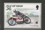 Ile De Man Carte Maximum Dimension 14,5 Cm X 10,5 Cm Yamaha - Motos