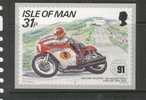 Ile De Man Carte Maximum Dimension 14,5 Cm X 10,5 Cm Agusta - Motorfietsen