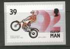 Ile De Man Carte Maximum Dimension 14,5 Cm X 10,5 Cm Trial Beta Zero - Motorbikes