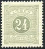 Sweden J8 XF Mint Hinged 24o Gray Postage Due From 1874 - Portomarken