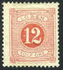 Sweden J16 Mint Hinged 12o Pale Red Postage Due From 1882 - Strafport