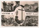 Murat (15) : 5 Vues Dont Place De L'église Environ 1950 (animée). - Murat