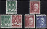 Sweden #544-49 XF Mint Hinged 2 Sets From 1959 - Ongebruikt