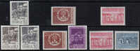 Sweden #550-58 XF Mint Hinged 3 Sets From 1960 - Nuovi