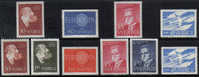 Sweden #559-68 XF Mint Hinged 4 Sets From 1960-61 - Unused Stamps