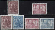 Sweden #594-99 XF Mint Hinged 2 Sets From 1961 - Ungebraucht