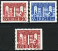 Sweden #600-02 XF Mint Hinged Set From 1961 - Unused Stamps