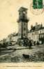 02  -  VILLERS-COTTERETS  - Fontaine -* Le Beffroi - Place Du Marché -  1911  - BELLE CARTE ANIMEE - - Villers Cotterets