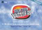 Plan Média - " Sélection Warner 99 " - 6 Pages - MADONNA - H. SEGARA - C. FRANCOIS - L. LEMAY - DOORS - Et - Autres & Non Classés