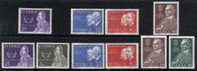 Sweden #686-95 XF Mint Hinged 3 Sets From 1965-66 - Neufs